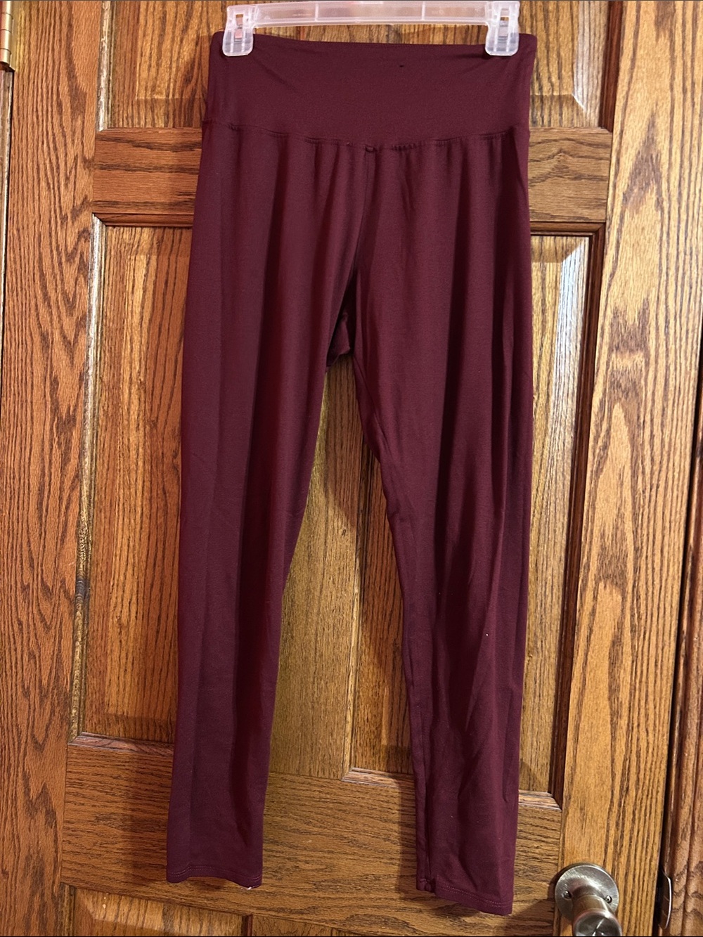 Rue21 Women's Burgundy High-Waist Leggings